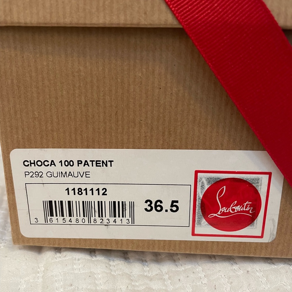 Christian Louboutin Choca 100 patent- Pink- Size 36.5 - Picture 5 of 9